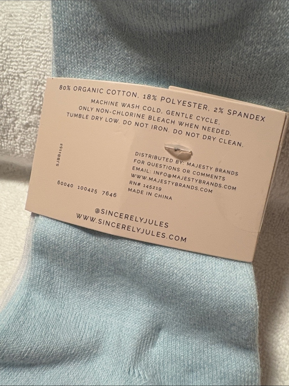 SOLD New Sincerely Jules 5 Pairs Multicolored Woman’s Socks Fits Sz 4 - 10 - Picture 4 of 4